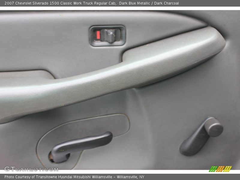 Dark Blue Metallic / Dark Charcoal 2007 Chevrolet Silverado 1500 Classic Work Truck Regular Cab