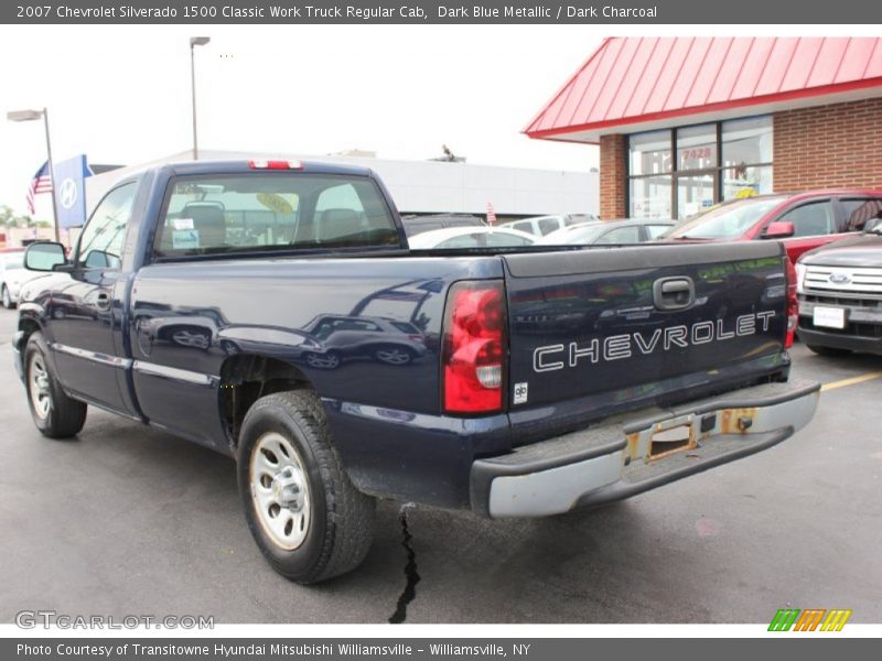 Dark Blue Metallic / Dark Charcoal 2007 Chevrolet Silverado 1500 Classic Work Truck Regular Cab