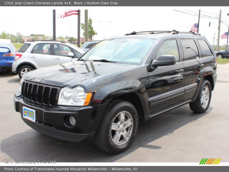 Black / Medium Slate Gray 2006 Jeep Grand Cherokee Laredo 4x4