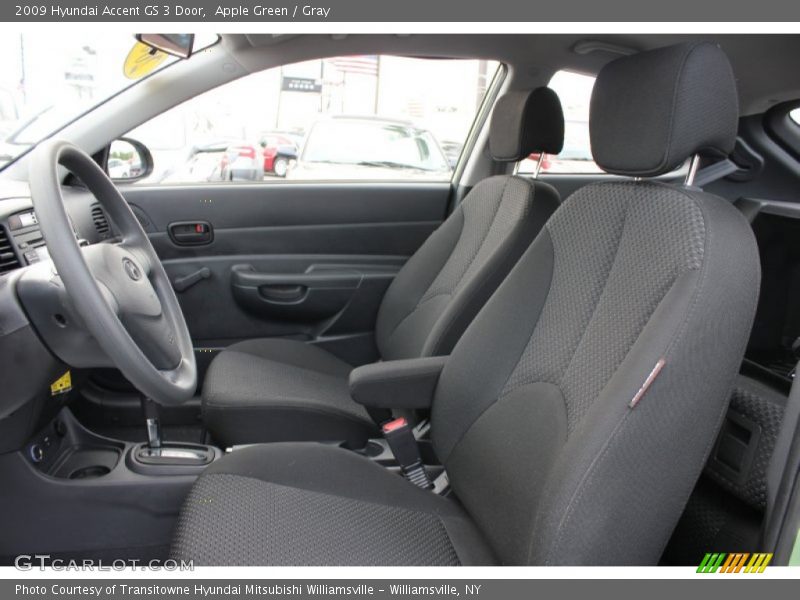 Apple Green / Gray 2009 Hyundai Accent GS 3 Door