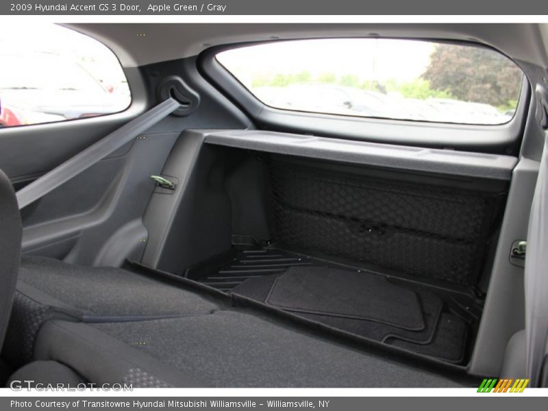 Apple Green / Gray 2009 Hyundai Accent GS 3 Door