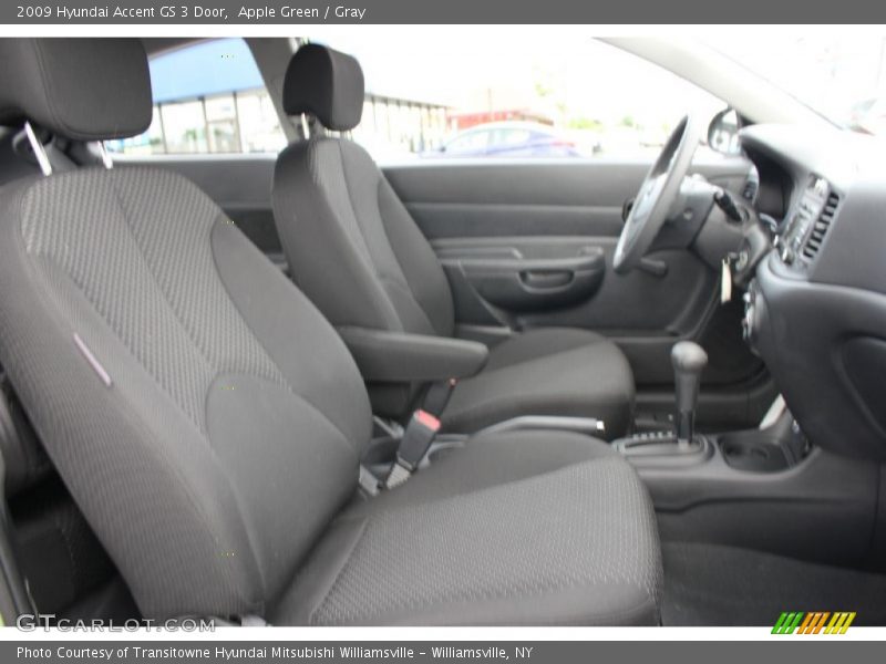 Apple Green / Gray 2009 Hyundai Accent GS 3 Door
