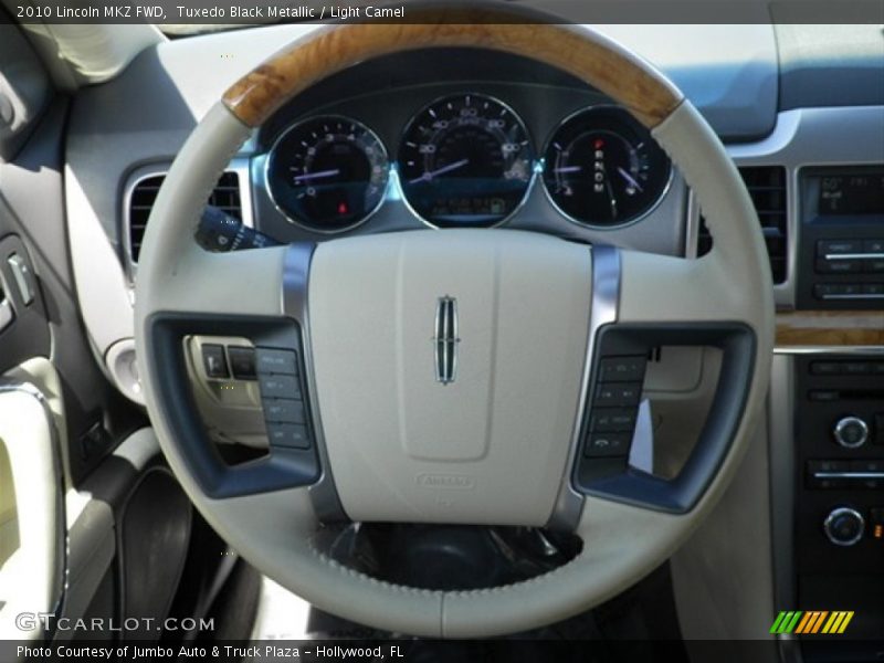 Tuxedo Black Metallic / Light Camel 2010 Lincoln MKZ FWD