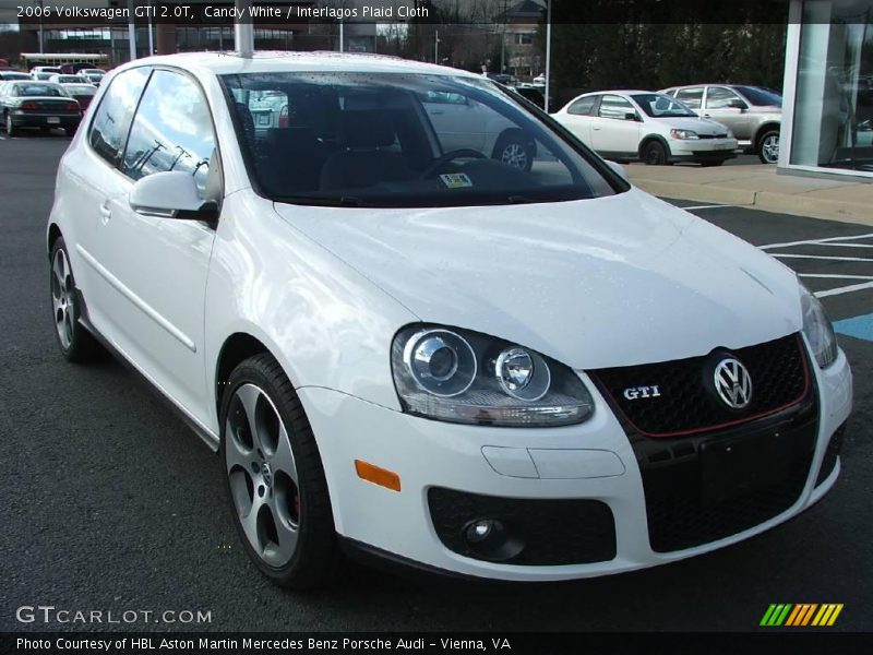 Candy White / Interlagos Plaid Cloth 2006 Volkswagen GTI 2.0T