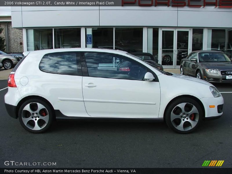 Candy White / Interlagos Plaid Cloth 2006 Volkswagen GTI 2.0T