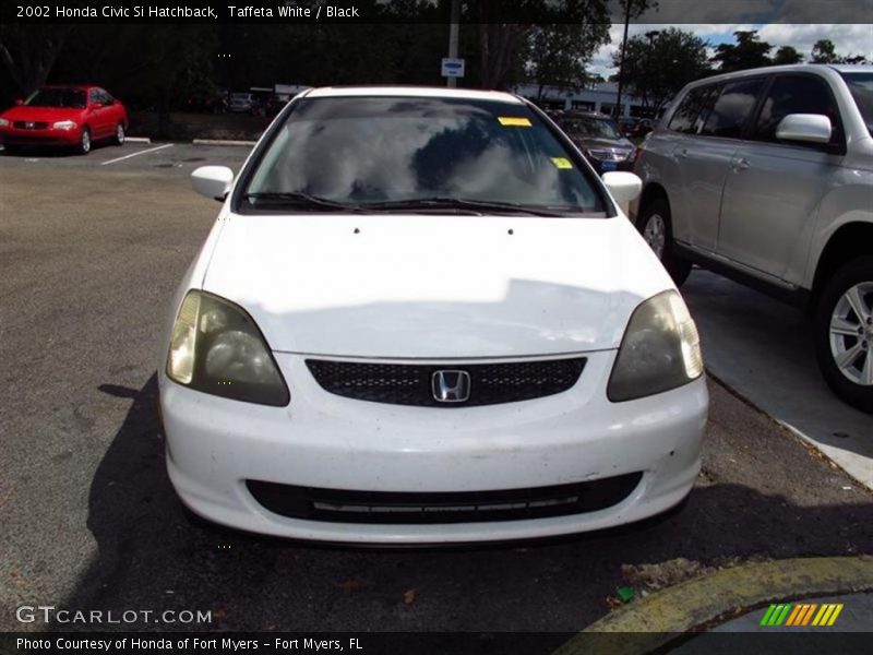 Taffeta White / Black 2002 Honda Civic Si Hatchback