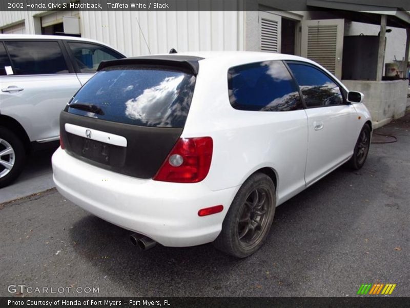 Taffeta White / Black 2002 Honda Civic Si Hatchback