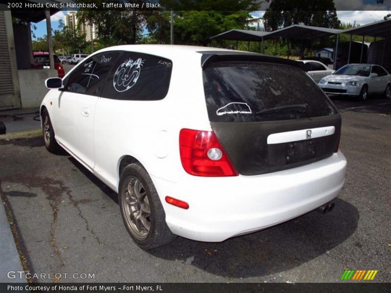 Taffeta White / Black 2002 Honda Civic Si Hatchback