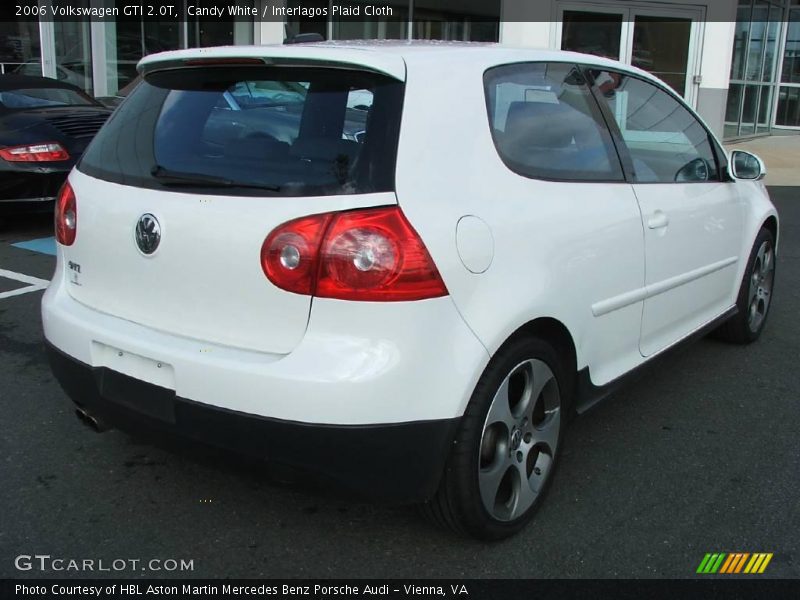 Candy White / Interlagos Plaid Cloth 2006 Volkswagen GTI 2.0T