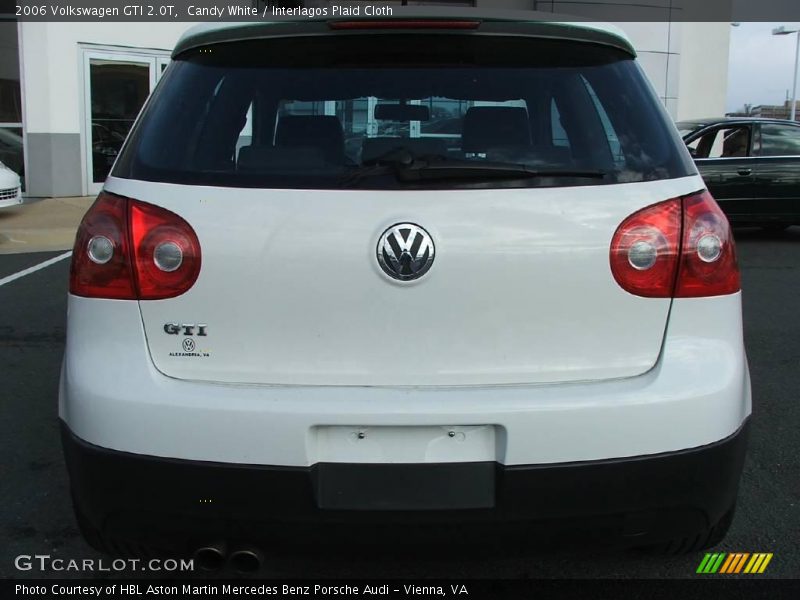 Candy White / Interlagos Plaid Cloth 2006 Volkswagen GTI 2.0T