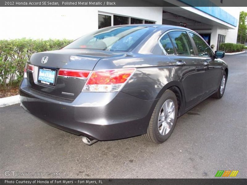 Polished Metal Metallic / Black 2012 Honda Accord SE Sedan