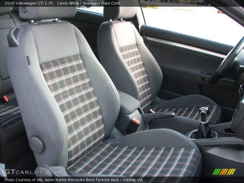 Candy White / Interlagos Plaid Cloth 2006 Volkswagen GTI 2.0T