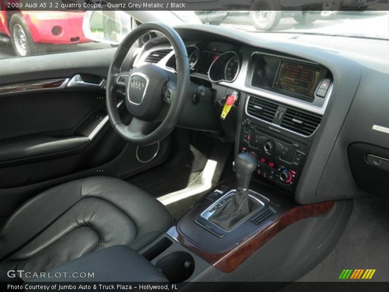 Quartz Grey Metallic / Black 2009 Audi A5 3.2 quattro Coupe