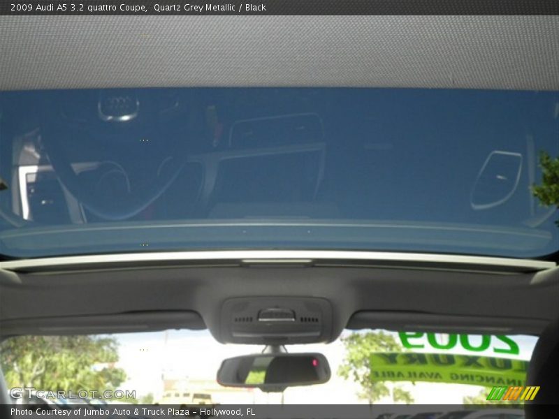 Quartz Grey Metallic / Black 2009 Audi A5 3.2 quattro Coupe