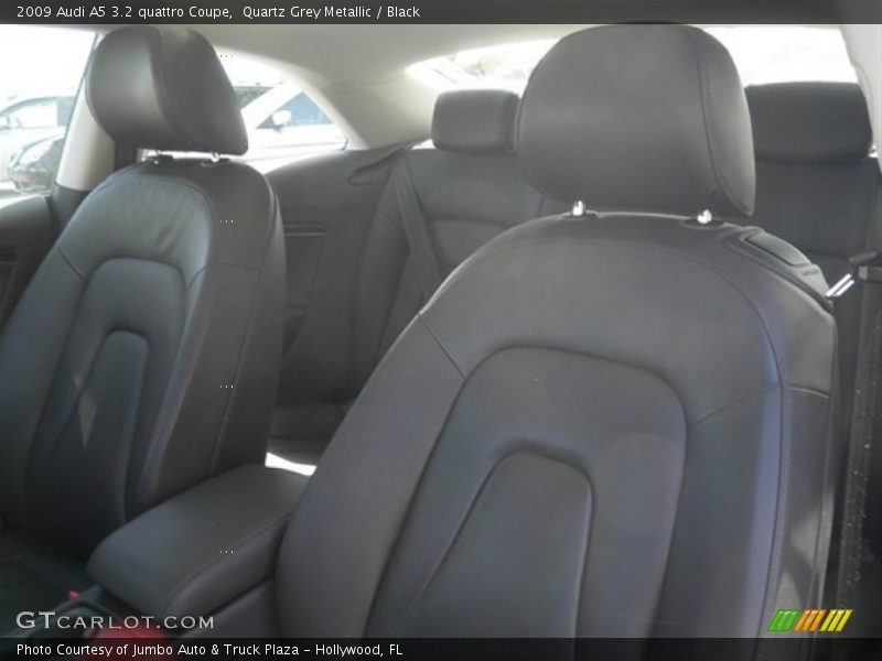 Quartz Grey Metallic / Black 2009 Audi A5 3.2 quattro Coupe