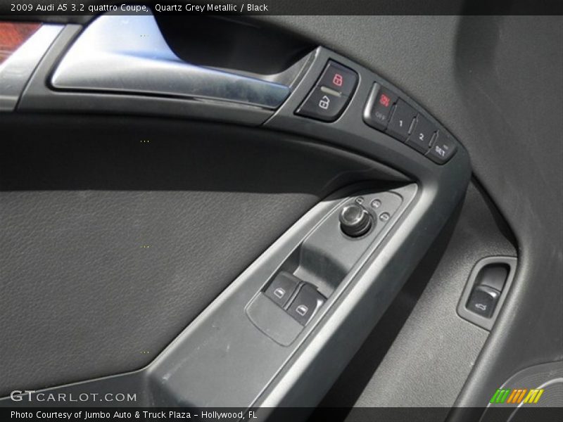 Quartz Grey Metallic / Black 2009 Audi A5 3.2 quattro Coupe