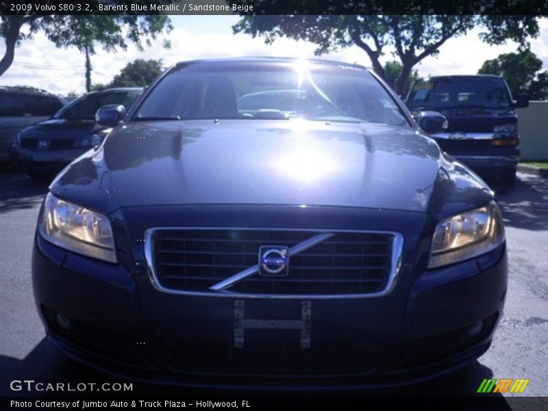Barents Blue Metallic / Sandstone Beige 2009 Volvo S80 3.2