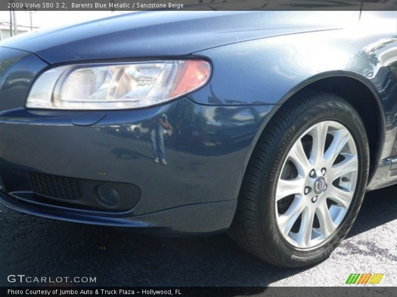 Barents Blue Metallic / Sandstone Beige 2009 Volvo S80 3.2