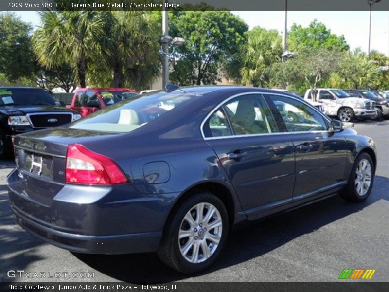 Barents Blue Metallic / Sandstone Beige 2009 Volvo S80 3.2