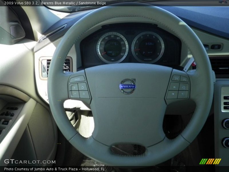 Barents Blue Metallic / Sandstone Beige 2009 Volvo S80 3.2