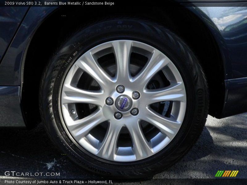 Barents Blue Metallic / Sandstone Beige 2009 Volvo S80 3.2