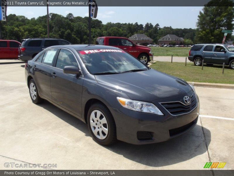 Magnetic Gray Metallic / Ash 2011 Toyota Camry LE