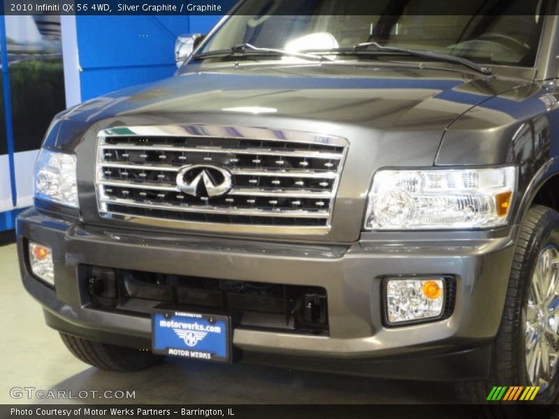 Silver Graphite / Graphite 2010 Infiniti QX 56 4WD