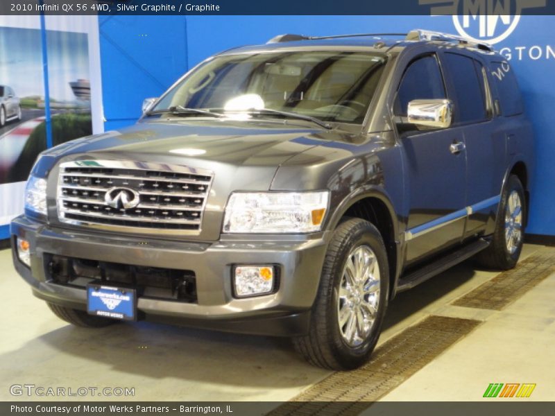 Silver Graphite / Graphite 2010 Infiniti QX 56 4WD