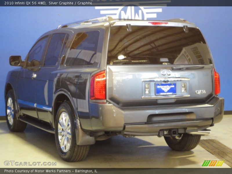 Silver Graphite / Graphite 2010 Infiniti QX 56 4WD