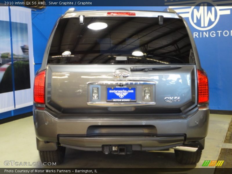 Silver Graphite / Graphite 2010 Infiniti QX 56 4WD