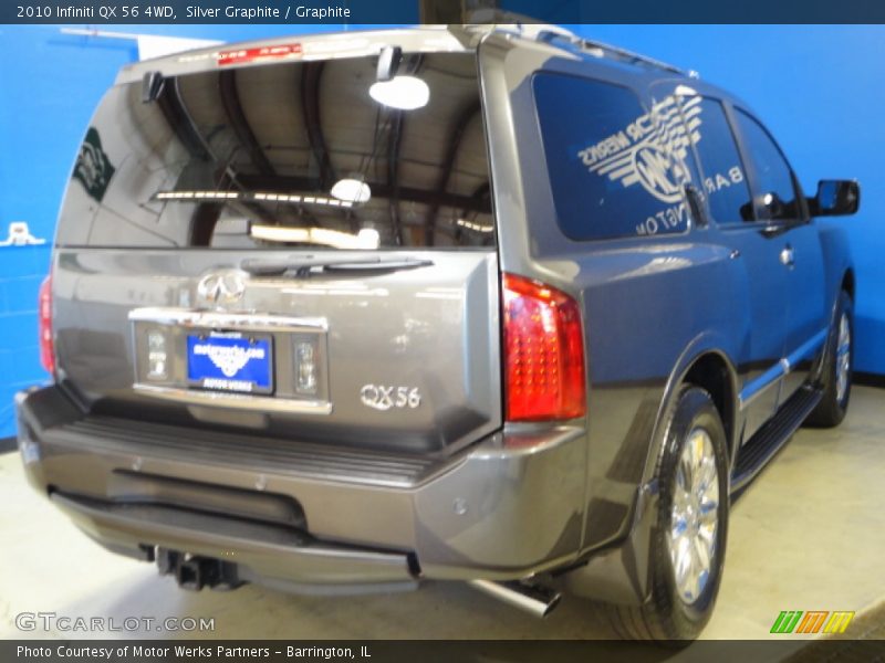 Silver Graphite / Graphite 2010 Infiniti QX 56 4WD