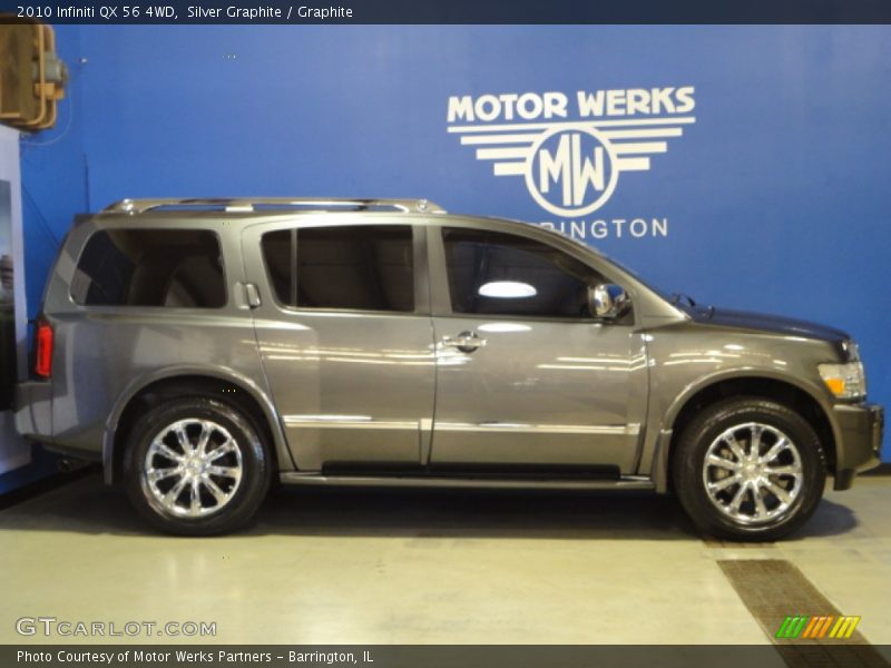 Silver Graphite / Graphite 2010 Infiniti QX 56 4WD