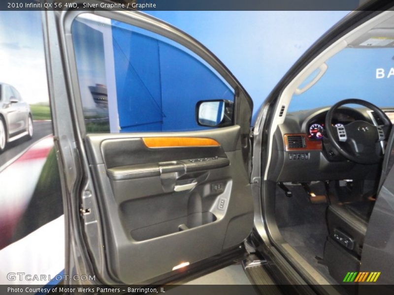 Silver Graphite / Graphite 2010 Infiniti QX 56 4WD