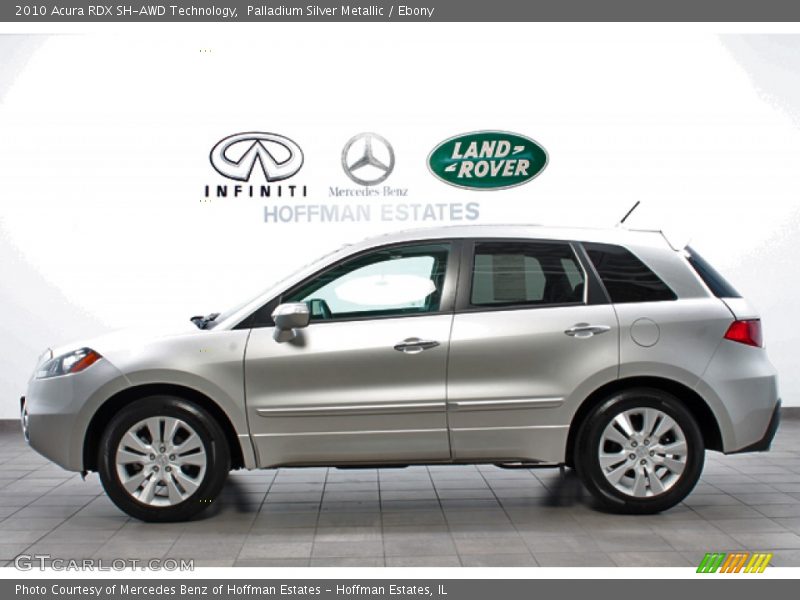 Palladium Silver Metallic / Ebony 2010 Acura RDX SH-AWD Technology