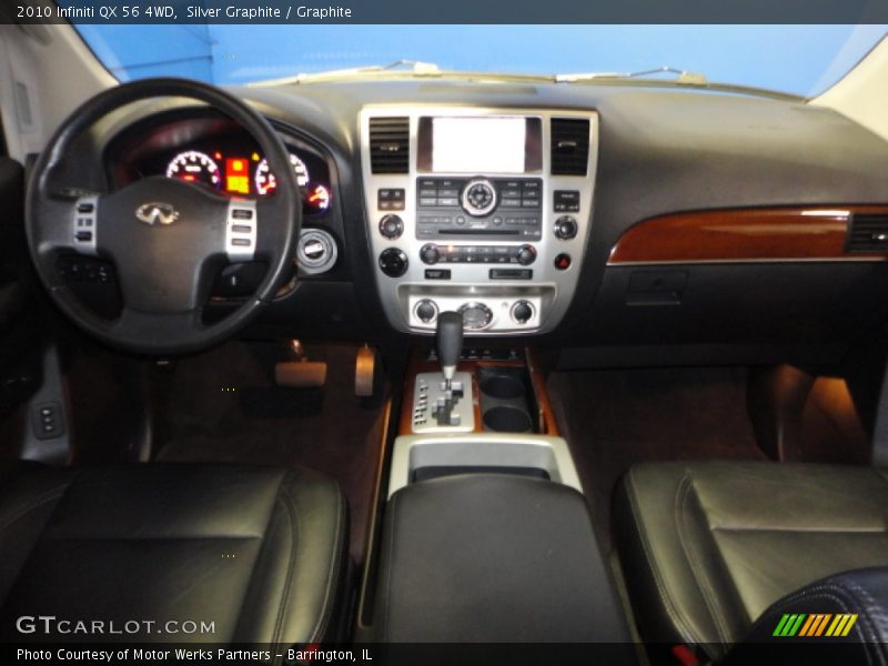 Silver Graphite / Graphite 2010 Infiniti QX 56 4WD