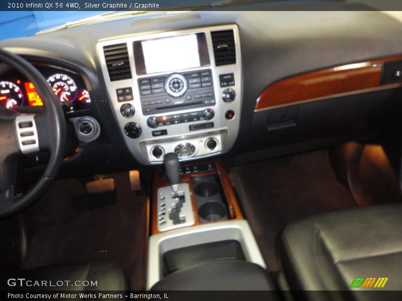 Silver Graphite / Graphite 2010 Infiniti QX 56 4WD
