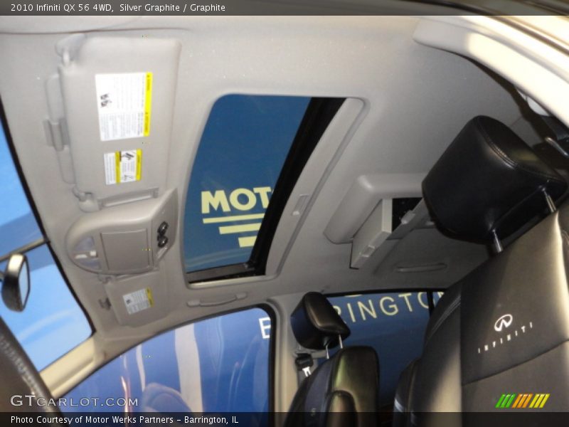 Silver Graphite / Graphite 2010 Infiniti QX 56 4WD