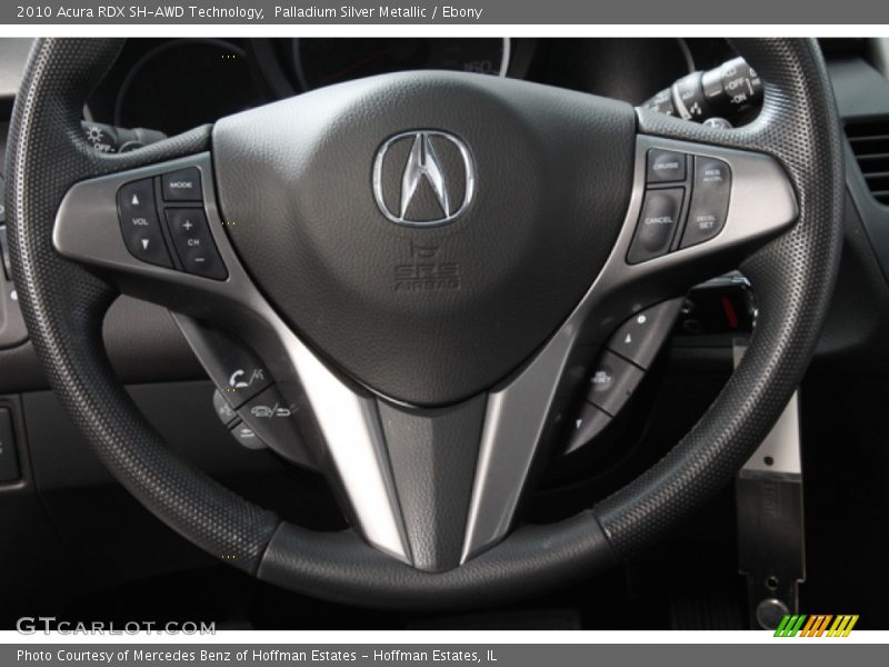 Palladium Silver Metallic / Ebony 2010 Acura RDX SH-AWD Technology