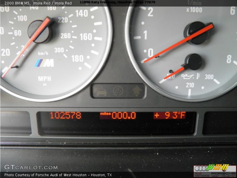 Imola Red / Imola Red 2000 BMW M5