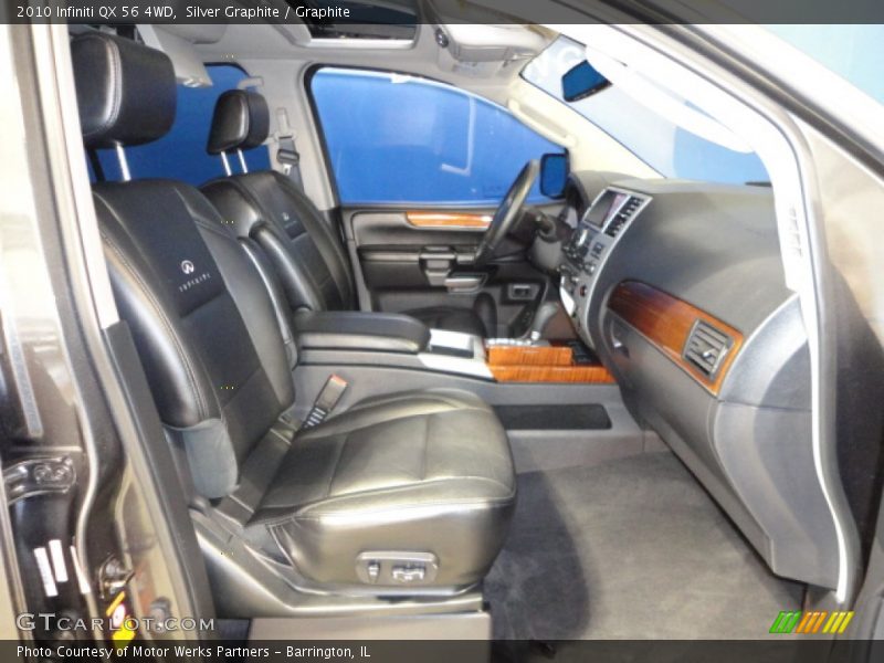 Silver Graphite / Graphite 2010 Infiniti QX 56 4WD