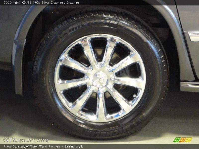 Silver Graphite / Graphite 2010 Infiniti QX 56 4WD