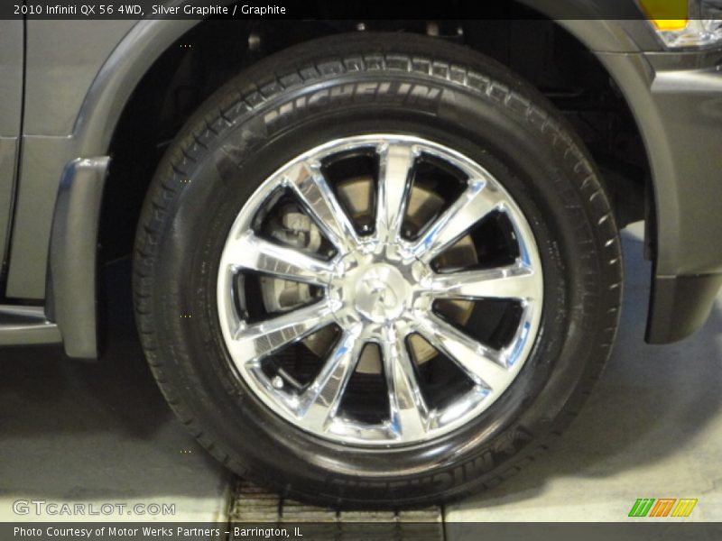 Silver Graphite / Graphite 2010 Infiniti QX 56 4WD