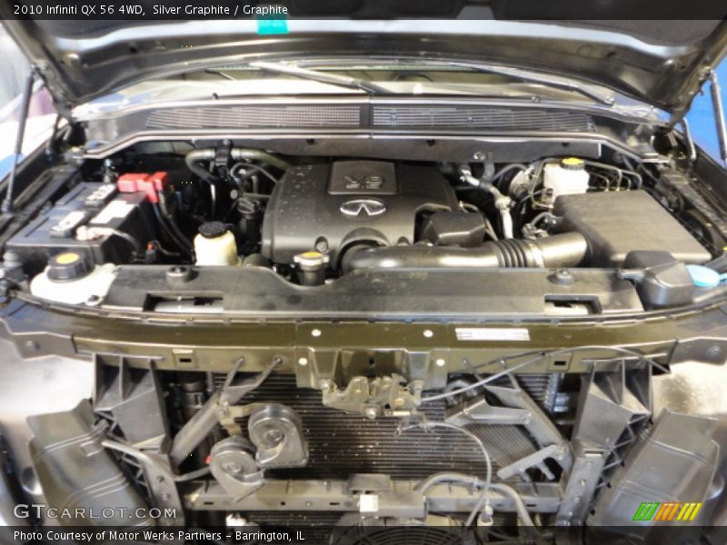 Silver Graphite / Graphite 2010 Infiniti QX 56 4WD