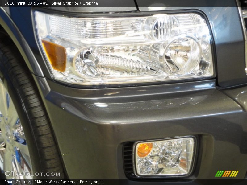 Silver Graphite / Graphite 2010 Infiniti QX 56 4WD