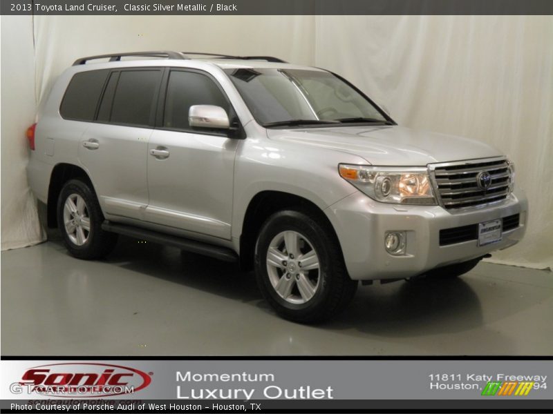 Classic Silver Metallic / Black 2013 Toyota Land Cruiser