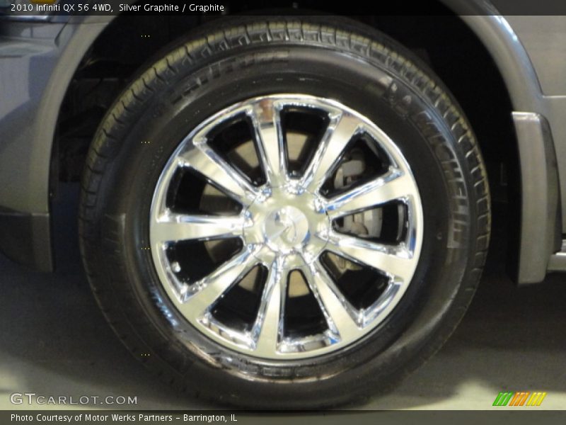 Silver Graphite / Graphite 2010 Infiniti QX 56 4WD