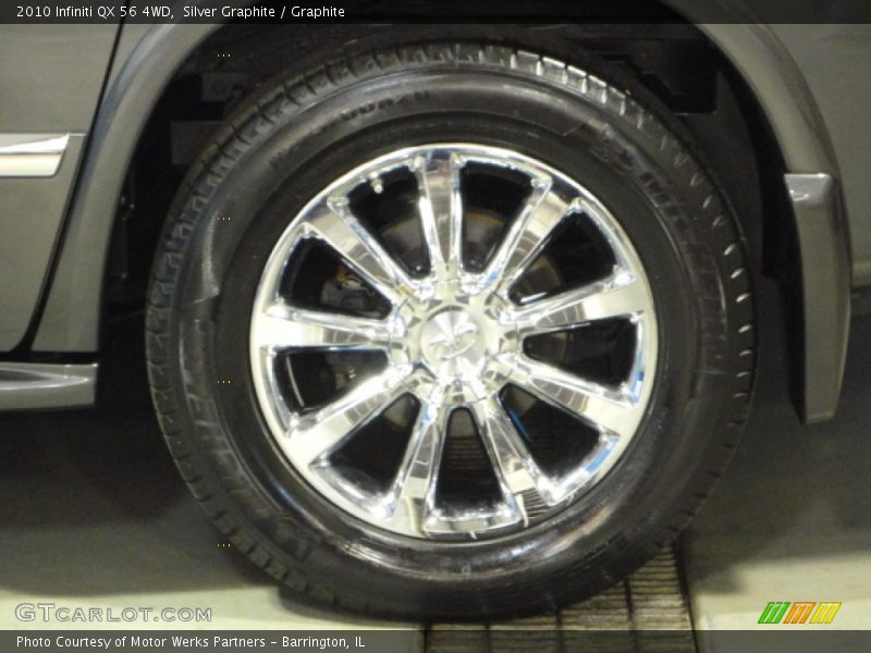 Silver Graphite / Graphite 2010 Infiniti QX 56 4WD