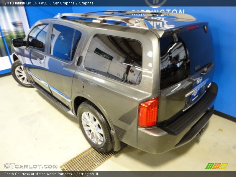 Silver Graphite / Graphite 2010 Infiniti QX 56 4WD