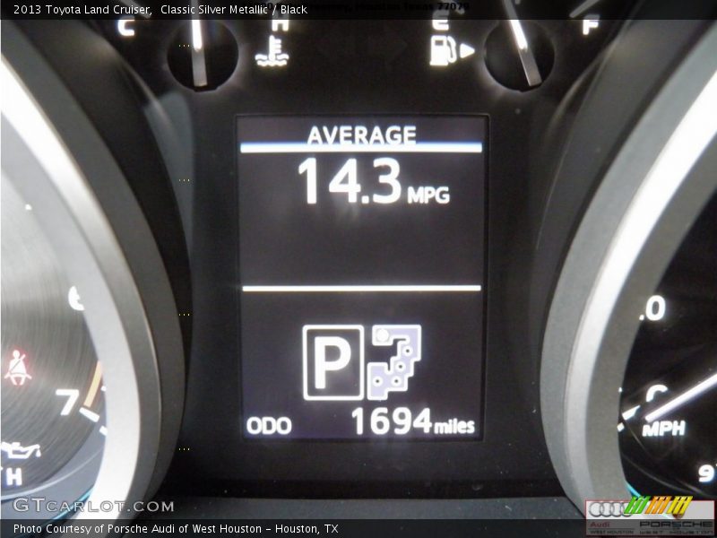 Classic Silver Metallic / Black 2013 Toyota Land Cruiser