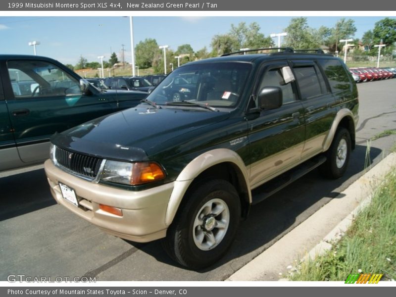 New Zealand Green Pearl / Tan 1999 Mitsubishi Montero Sport XLS 4x4